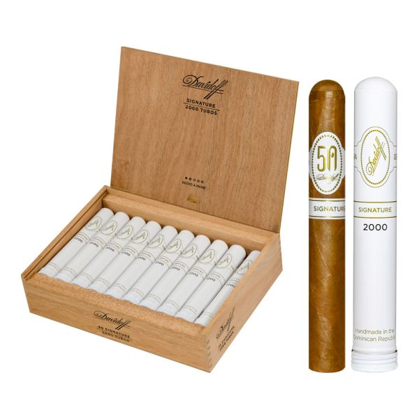 Davidoff Signature 2000 Tubos 5.0" x 43 – Fresh, Protected Cigars
