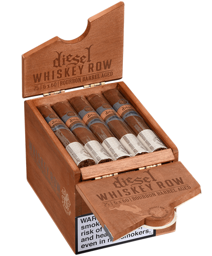 Diesel Whiskey Row Cigars - Gigante-6x58