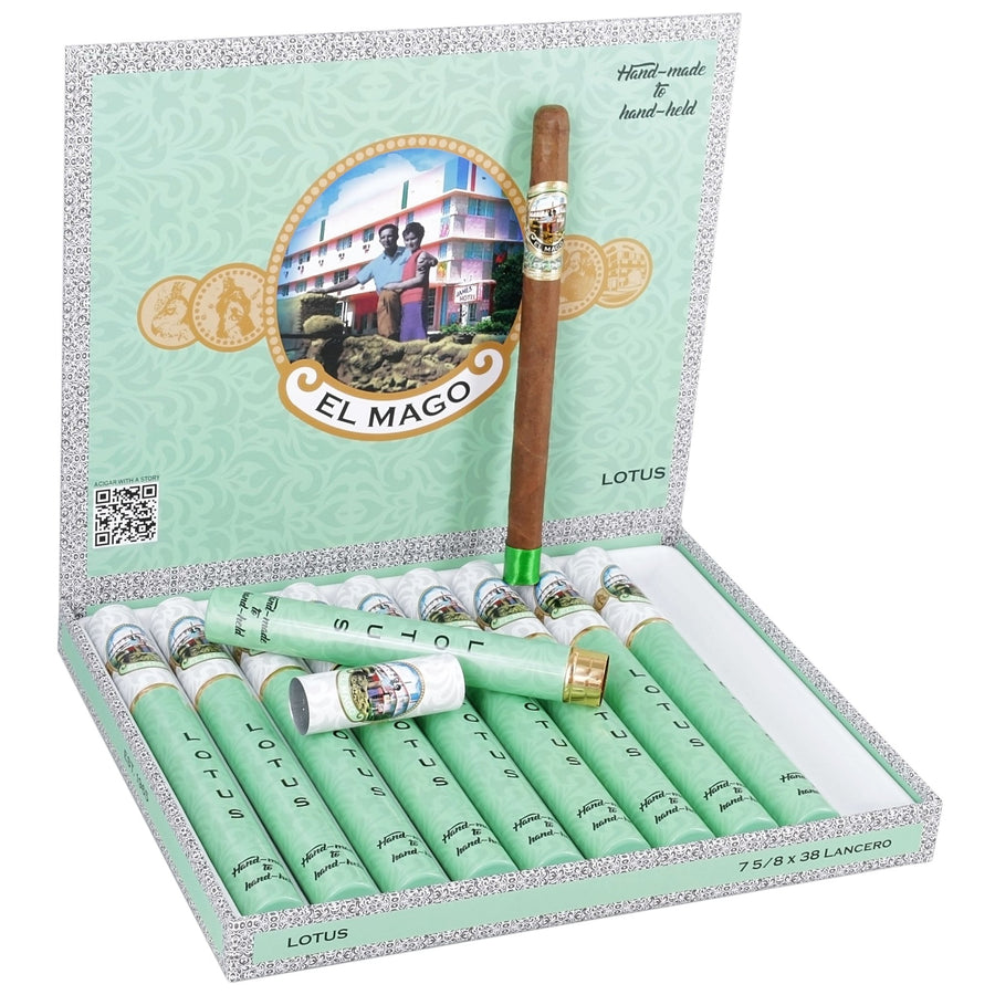 El Mago Lotus Lancero 7 5/8" x 38 - cigar13