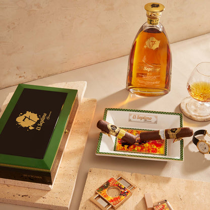 El Septimo Large King Sargon Limited Edition Filled Humidor (Shiny Buninga) - cigar13