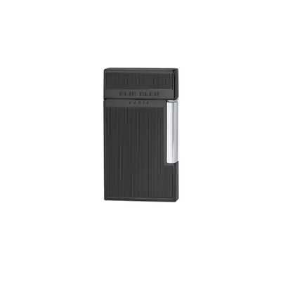 ELIE BLEU J-14 DIAMOND JET FLAME CIGAR LIGHTER - Black Pinstripe