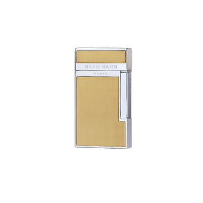 ELIE BLEU J-14 DIAMOND JET FLAME CIGAR LIGHTER - Brushed Gold