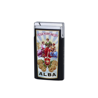 ELIE BLEU J-15 ALBA COLLECTION CIGAR LIGHTER - Black Lacquer