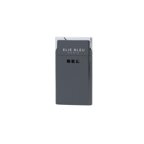 ELIE BLEU J-11 THIN JET FLAME COLLECTION CIGAR LIGHTER - Grey Lacquer
