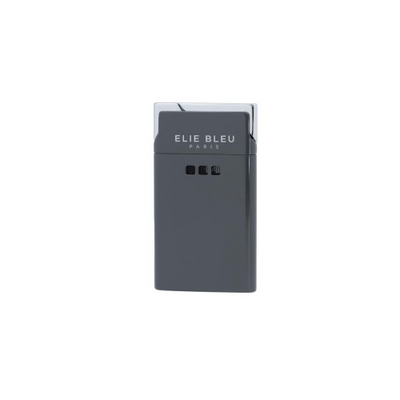 ELIE BLEU J-11 THIN JET FLAME COLLECTION CIGAR LIGHTER - Grey Lacquer