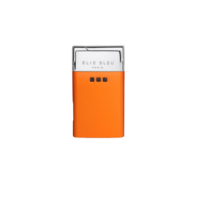 ELIE BLEU J-11 THIN JET FLAME COLLECTION CIGAR LIGHTER - Tangerine Lacquer