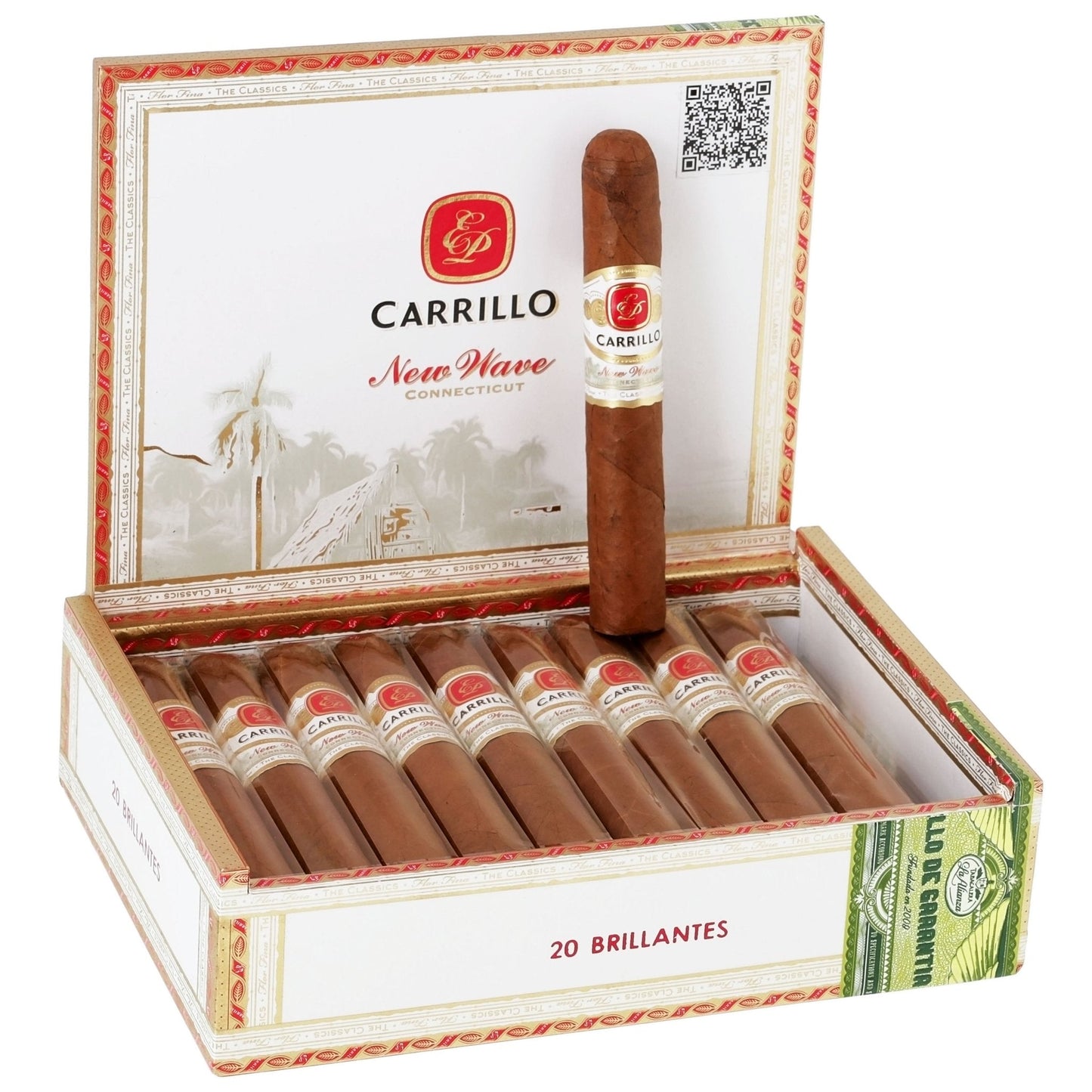 EP Carrillo New Wave Connecticut Brillantes 5" x 50 - cigar13