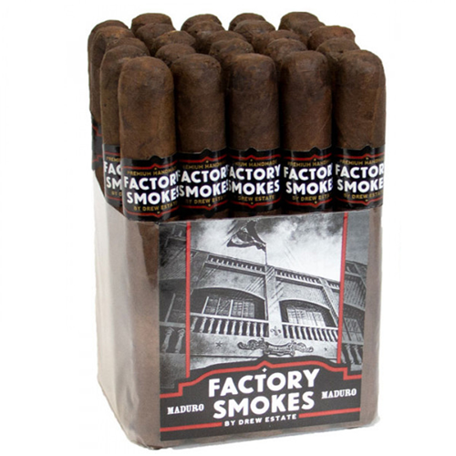 DREW ESTATE FACTORY SMOKES MADURO - Robusto - 5 x 54, Bundle/25