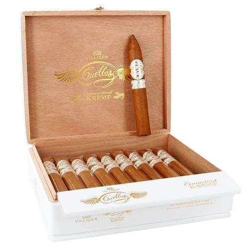 Villiger Cuellar Connecticut Kreme Cigars - Torpedo - 6.25 X 52
