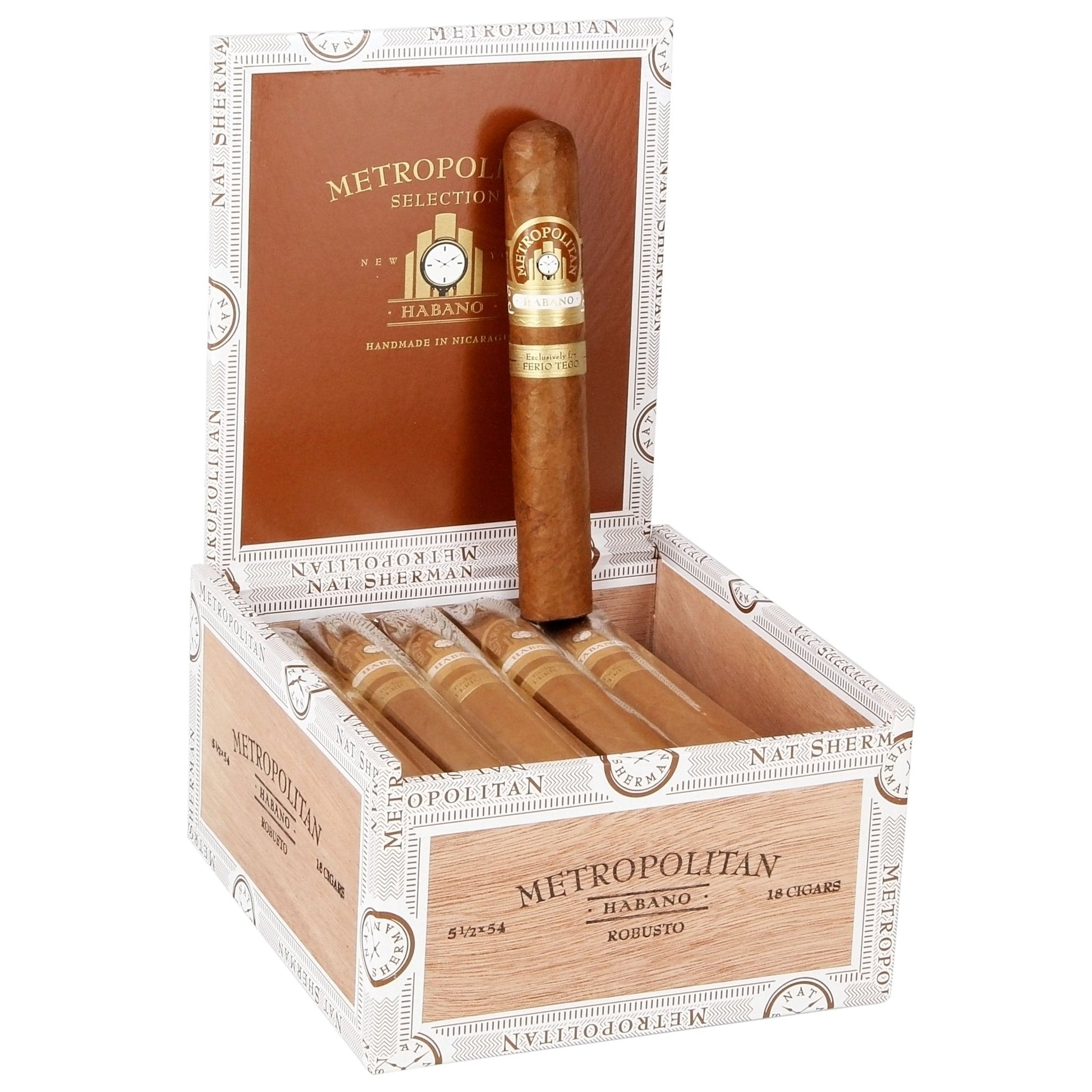 Ferio Tego Metropolitan Habano Robusto 5 1/2" x 54 - cigar13