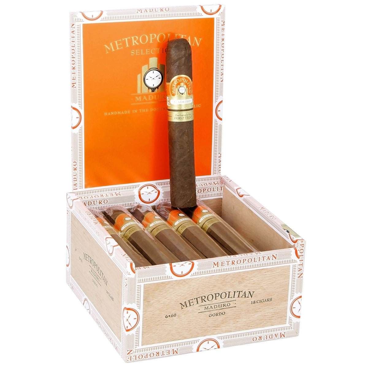 Ferio Tego Metropolitan Maduro Gordo 6" x 60 - cigar13