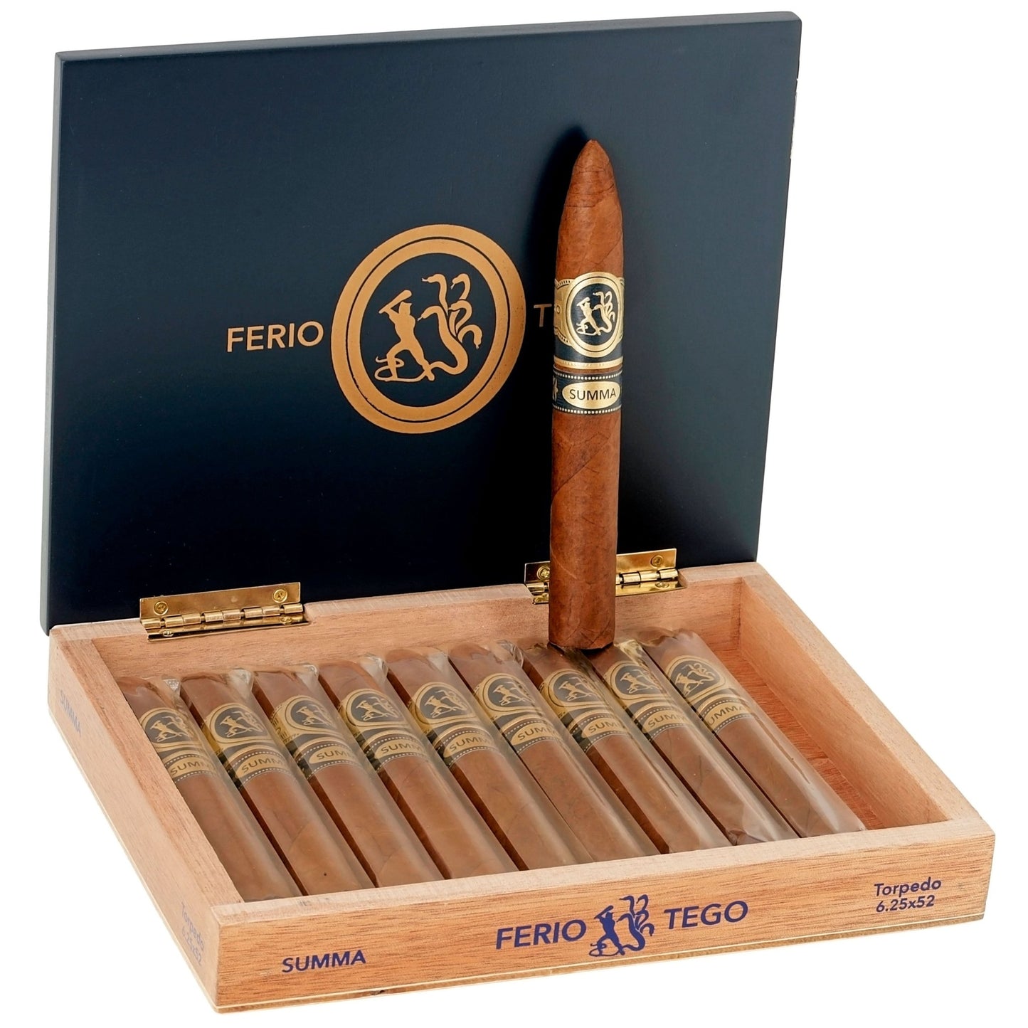Ferio Tego Summa Torpedo 6 1/4" x 52 - cigar13