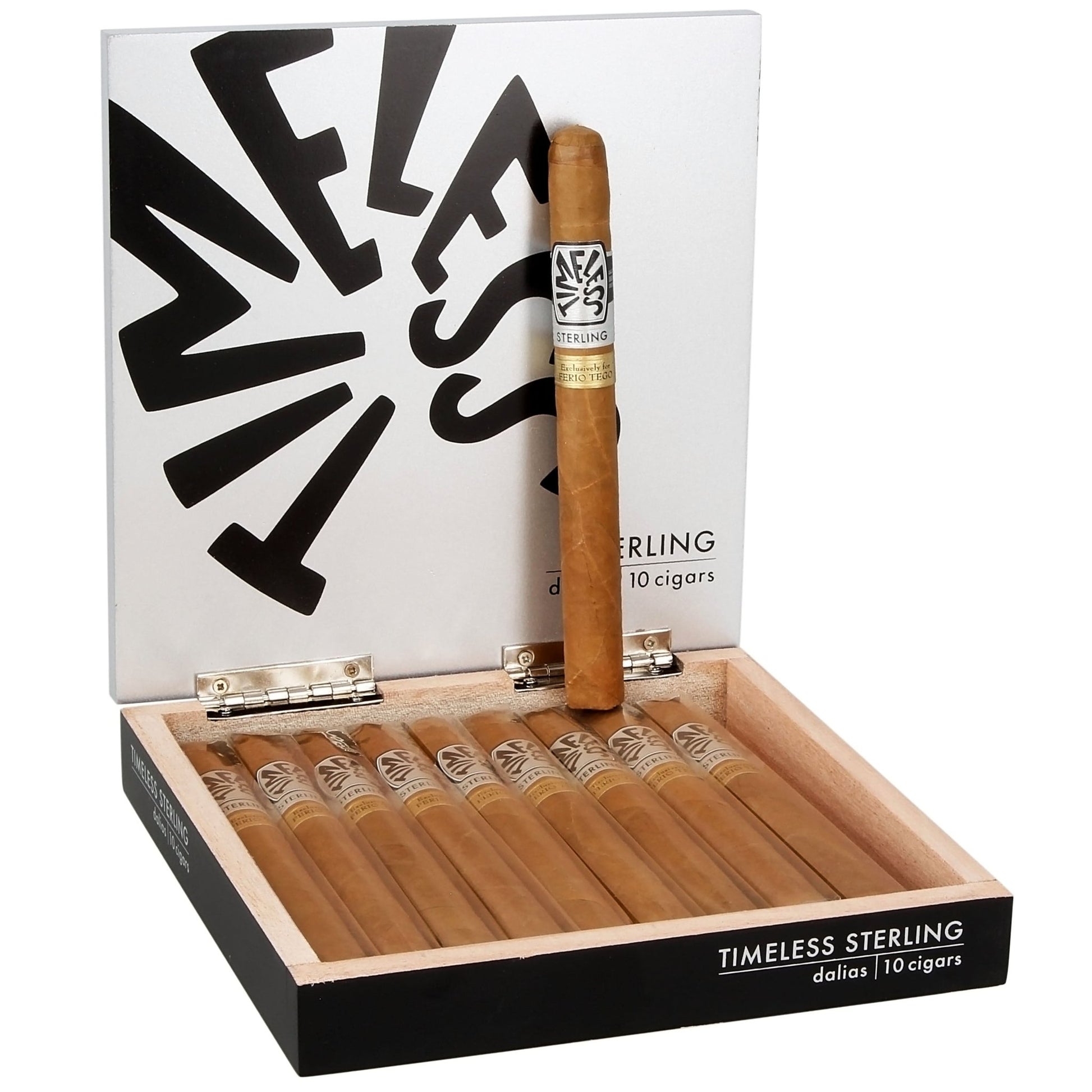 Ferio Tego Timeless Sterling Dalias 6 1/2" x 43 - cigar13