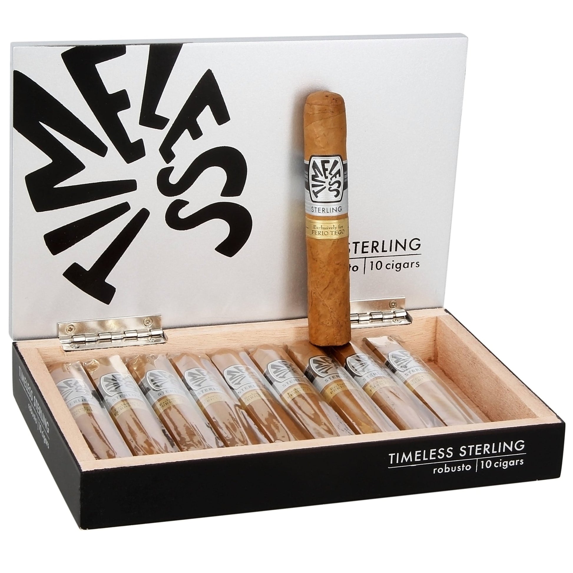 Ferio Tego Timeless Sterling Robusto 4 3/4" x 50 - cigar13