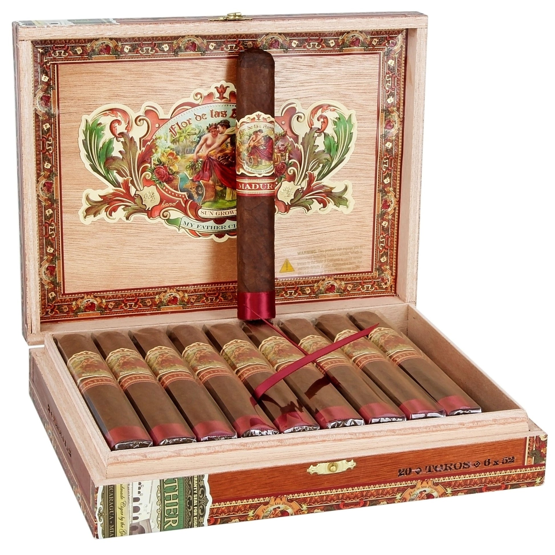 Flor De Las Antillas Maduro Cigars - Toro - 6x52 - cigar13