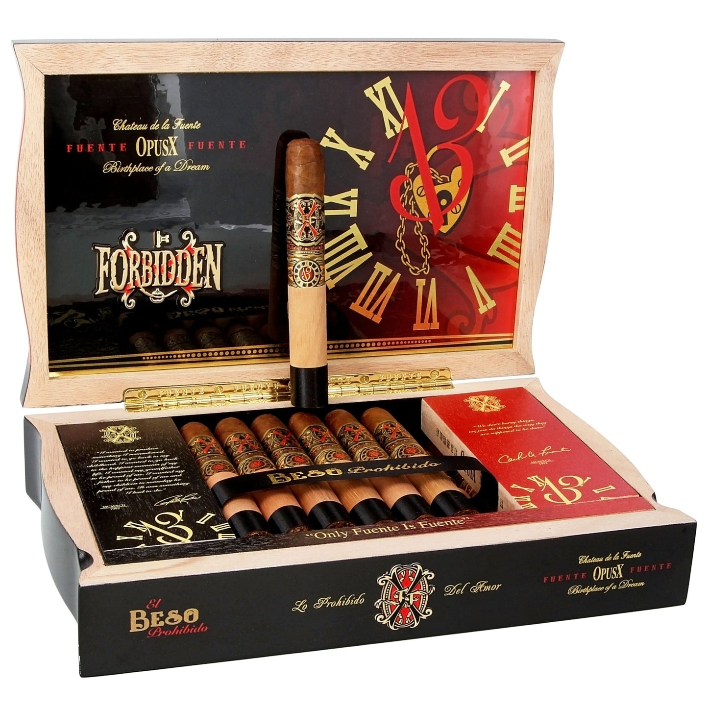 Forbidden X Fuente Fuente Cigars - El Beso Prohibido - 5.25x48 - cigar13