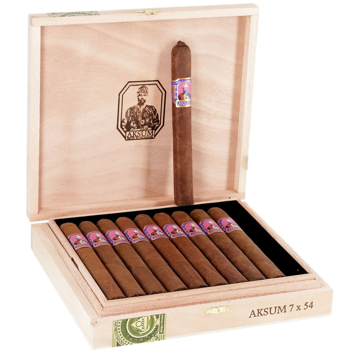 Foundation Aksum Claro Double Corona 7" x 54 - cigar13