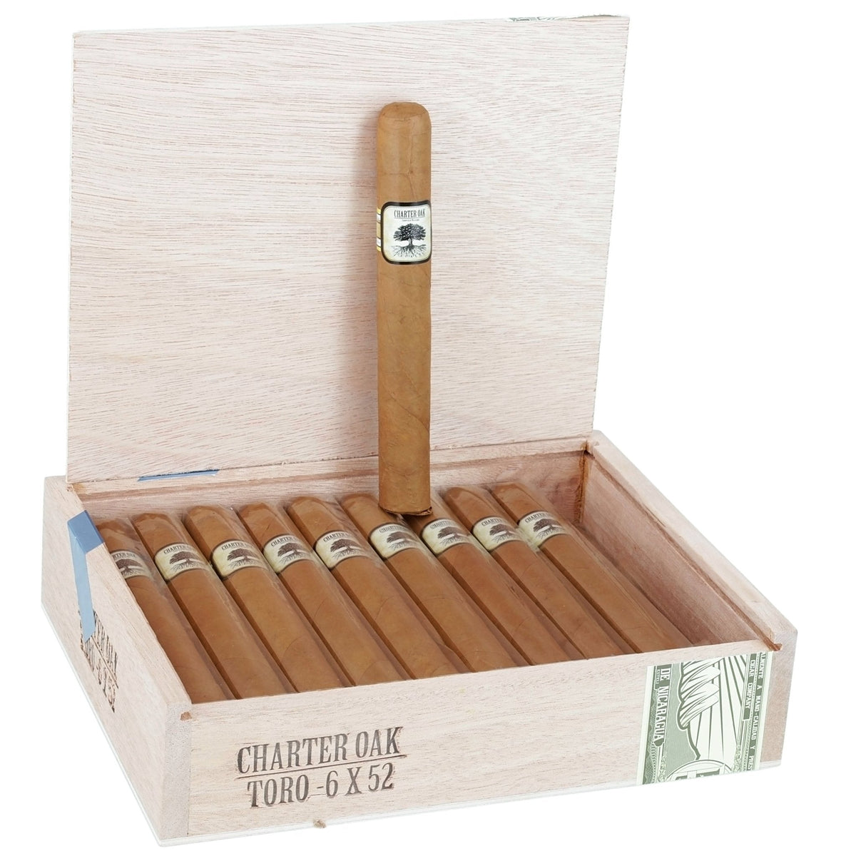 Foundation Charter Oak Connecticut Toro 6" x 52 - cigar13