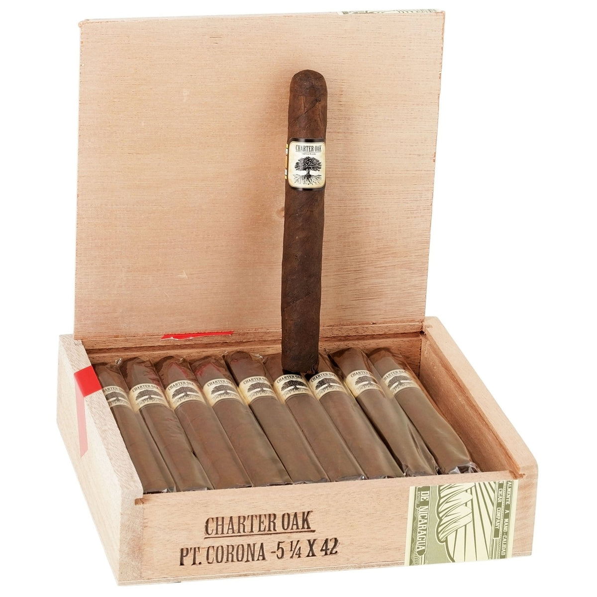 Foundation Charter Oak Maduro Petite Corona 5 1/4" x 42 - cigar13