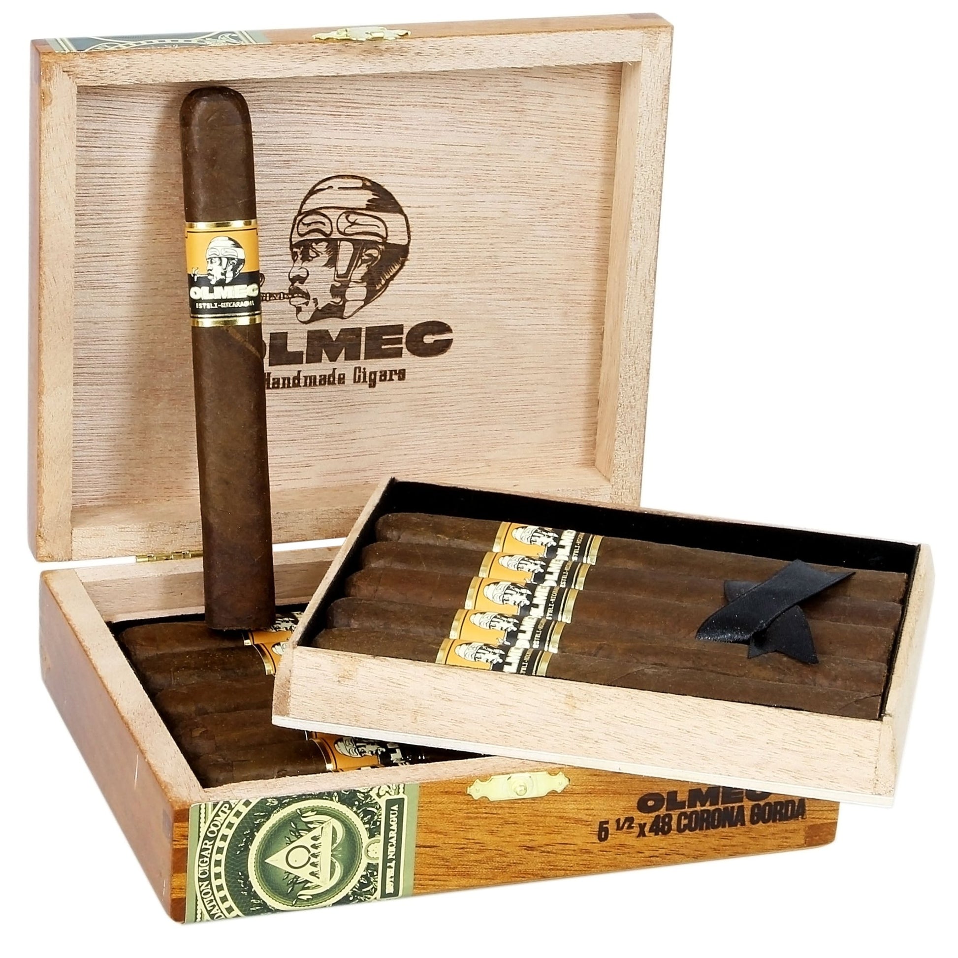 Foundation Olmec Claro Corona Gorda 5 1/2" x 48 - cigar13