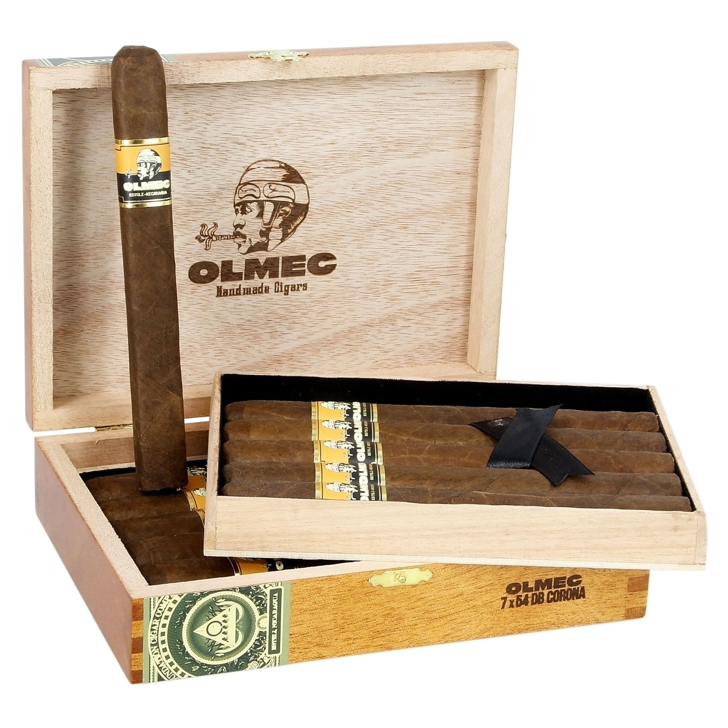 Foundation Olmec Claro DB Corona 7" x 54 - cigar13