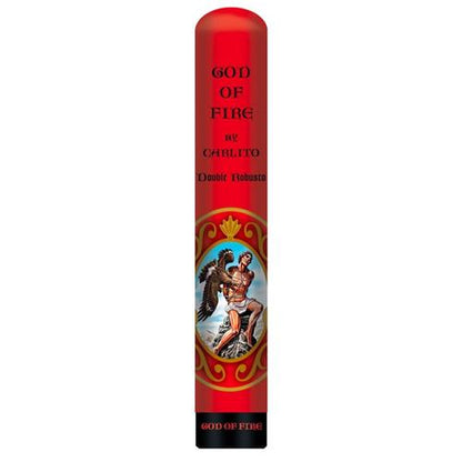 God of Fire by Carlito Cigars - Double Robusto Tubo - 52x5.75 - cigar13