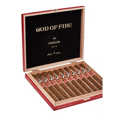 God of Fire by Carlito Cigars - Piramide - 52x6 3/8 - cigar13
