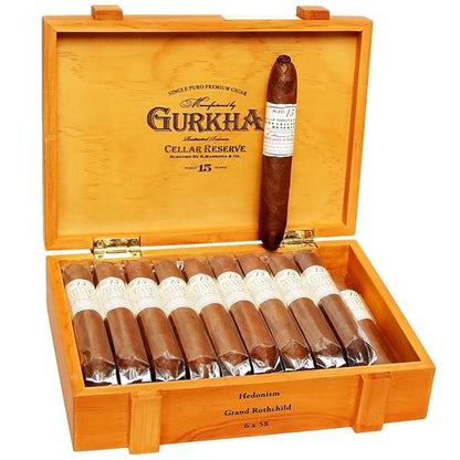 Gurkha Cellar Reserve 15 Year Cigars - Hedonism - 6x58 - cigar13