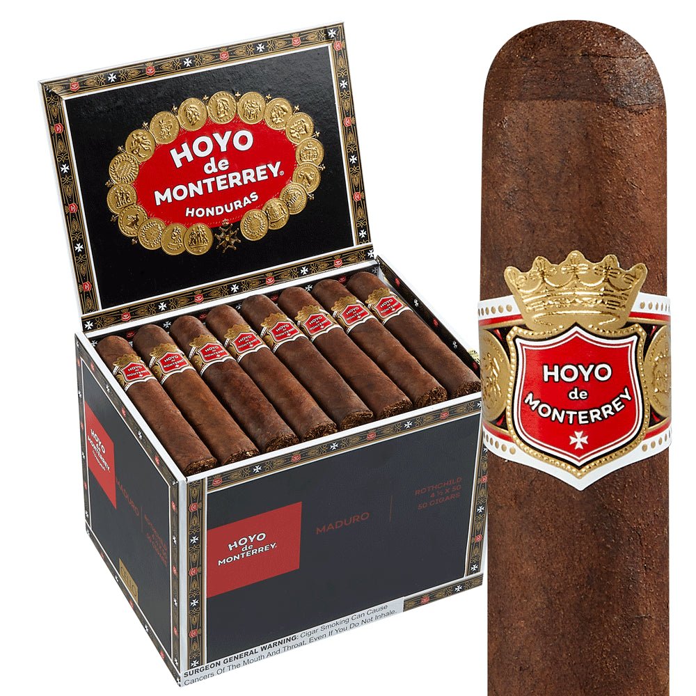 Hoyo De Monterrey Maduro Cigars - Rothschilds Cello Mad - 4 1/2 X 50 - cigar13