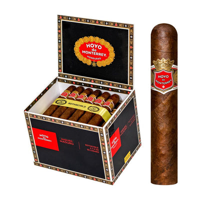 Hoyo De Monterrey Maduro Cigars - Rothschilds Cello Mm - 4 1/2 X 50