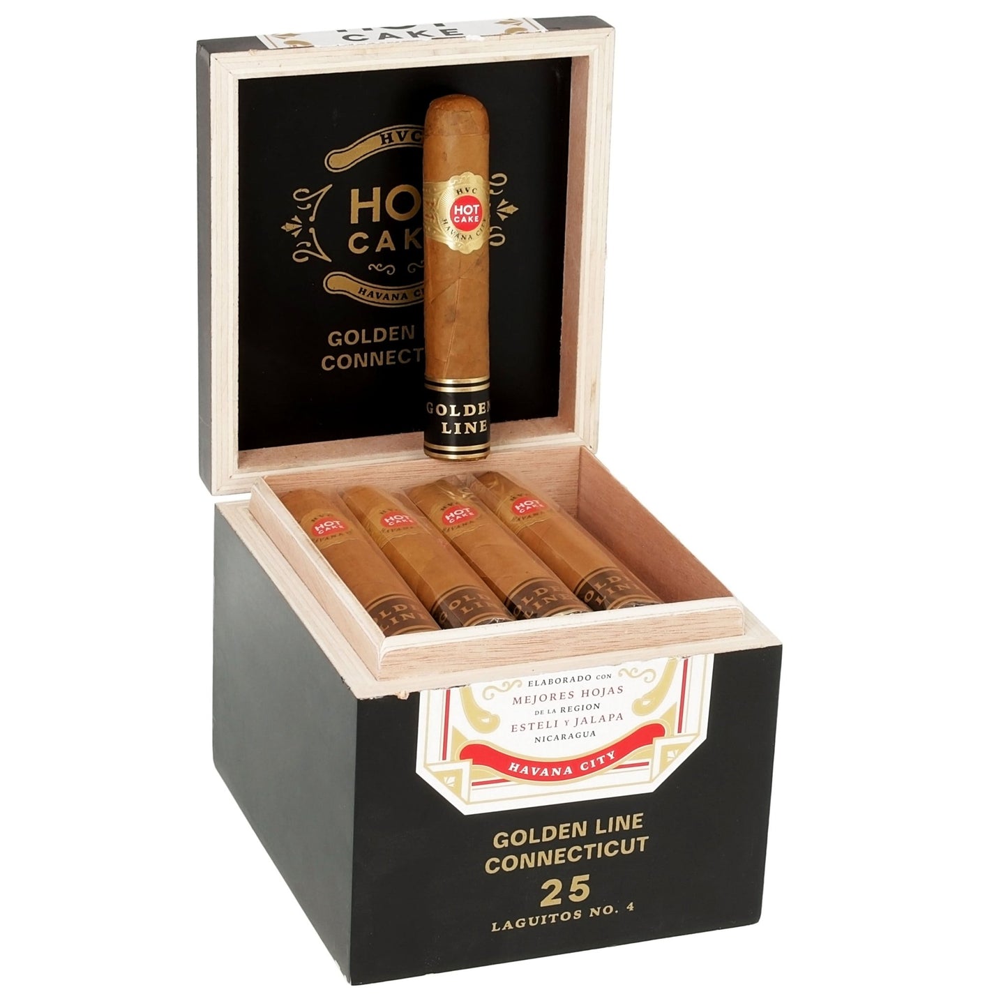 HVC Hot Cake Golden Line Connecticut Laguito No. 4 - cigar13