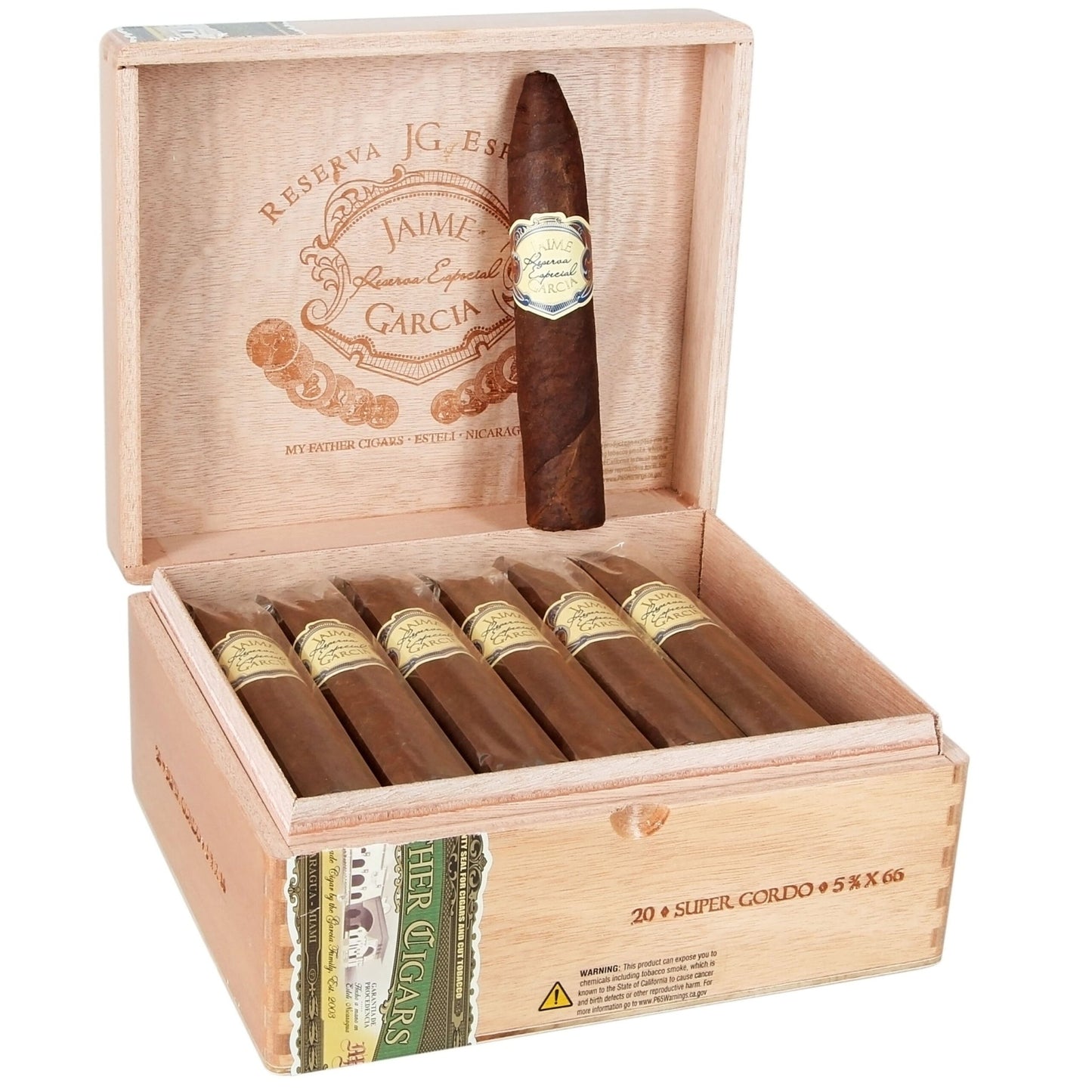 Jaime Garcia Reserva Especial Cigars - Super Gordo - 5.75x66 - cigar13