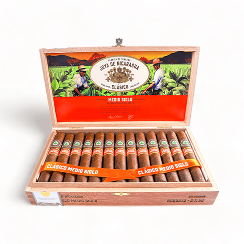 Joya De Nicaragua Clasico Medio Siglo Cigars - Robusto - 5x50