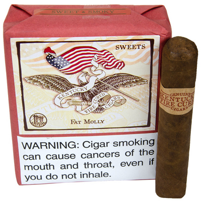 KENTUCKY FIRE CURED SWEETS CIGARS - Fat Molly - 5x56, 10/Pack