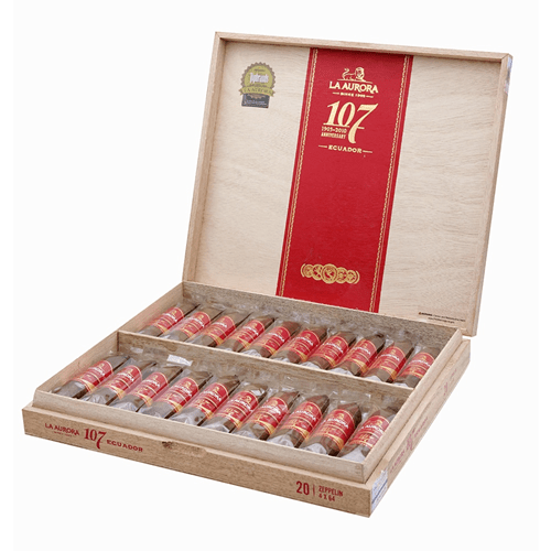 La Aurora 107 Ecuador Cigars - Zeppelin - 5.5 X 42 - cigar13