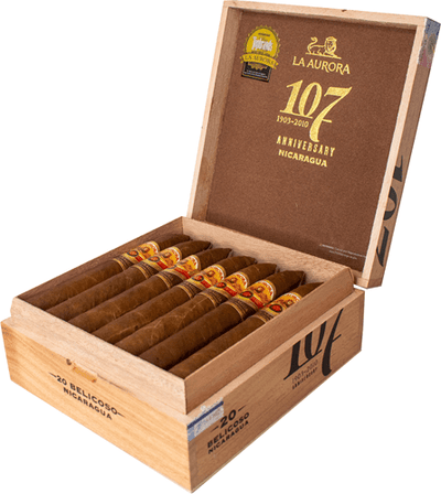 La Aurora 107 Nicaragua Cigars - Belicoso - 6.25 X 52