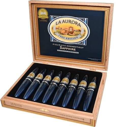 La Aurora Preferido Doble Figurado Tubo Cigars - Sapphire Tubo - 5 X 54 - cigar13