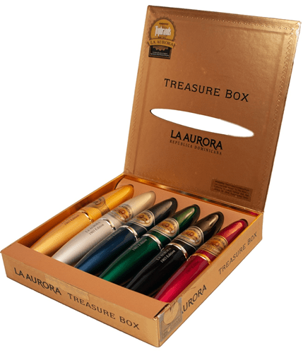 La Aurora Preferido Doble Figurado Tubo Cigars - Treasure Tubo - 5 X 54 - cigar13