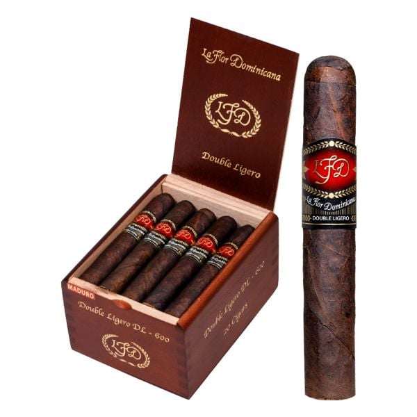 La Flor Dominicana Double Ligero DL-600 Habano Maduro (Robusto) (5.25" x 52)