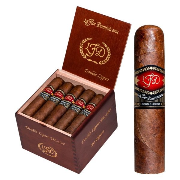 La Flor Dominicana Double Ligero DL-660 Natural (Gordo) (4.63" x 60)