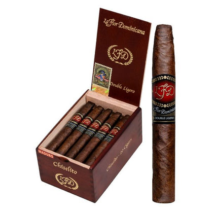La Flor Dominicana Double Ligero Chiselito Maduro (Chisel) (5.0" x 44)