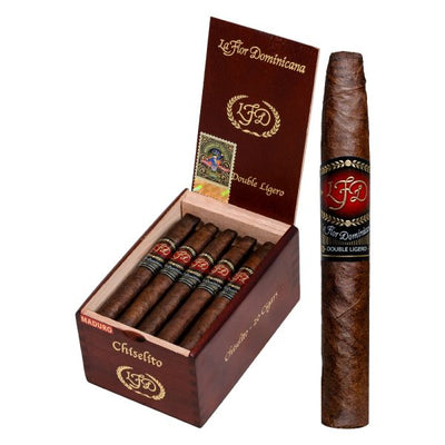 La Flor Dominicana Double Ligero Chiselito Maduro (Chisel) (5.0