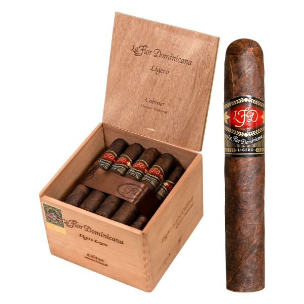 La Flor Dominicana Ligero Cabinet L-500 Oscuro Natural (Gordo) (5.75" x 60)