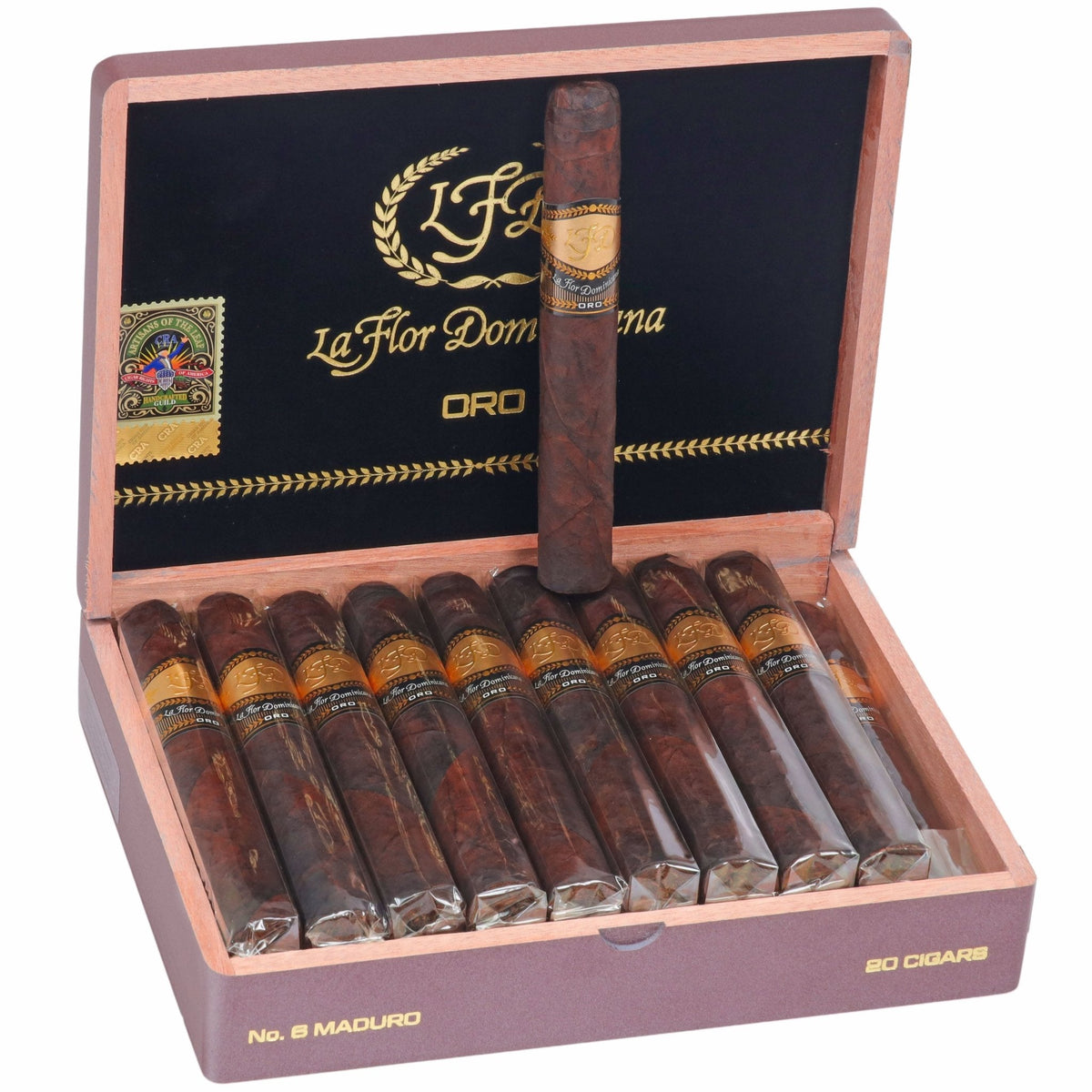 La Flor Dominicana Oro No. 6 Maduro 6" x 54 - cigar13
