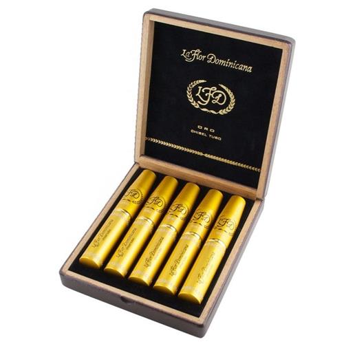 La Flor Dominicana Oro Tubo Cigars - Chisel - 54x6 - cigar13