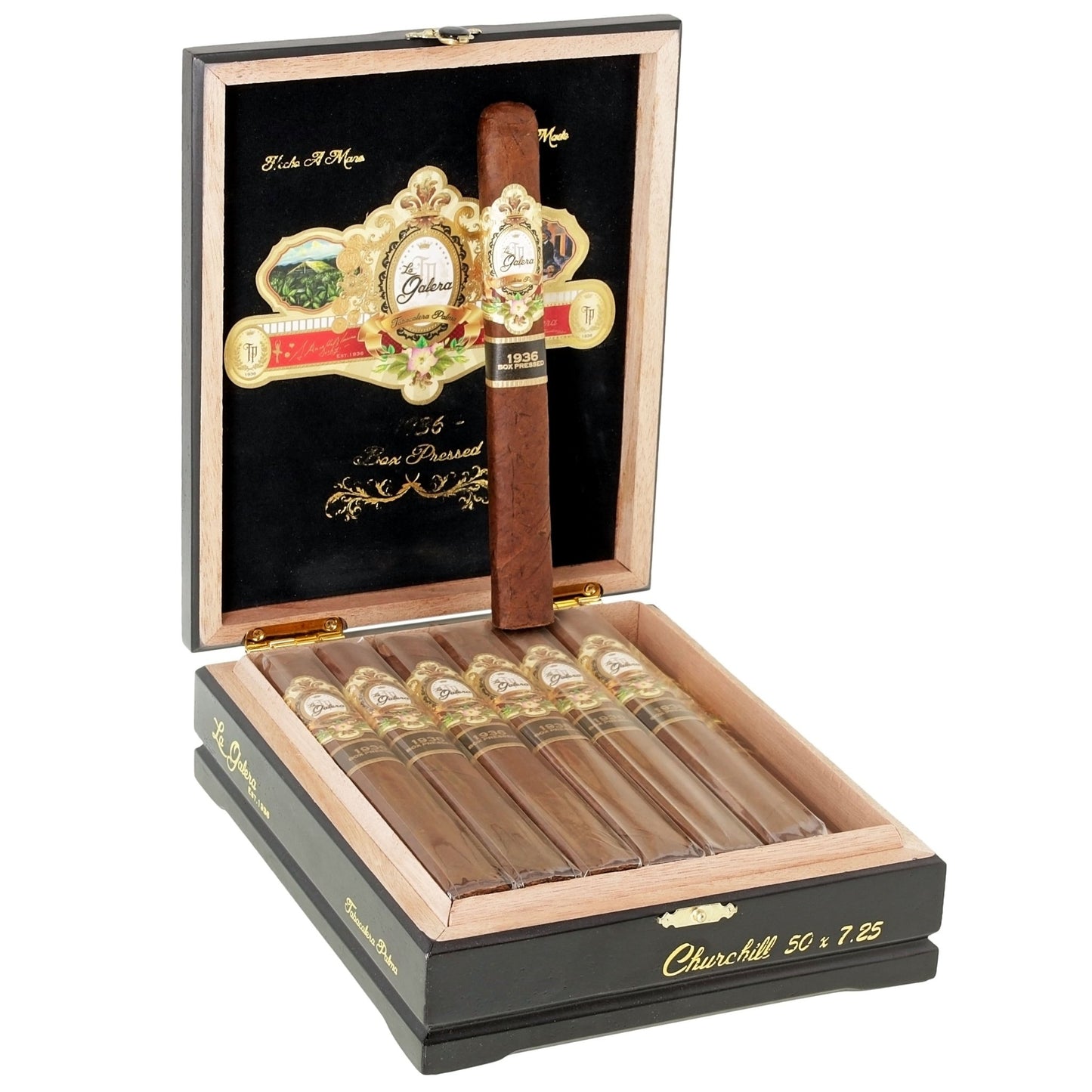 La Galera 1936 Box Pressed Cabeza Caracol Churchill 7¼×50 - cigar13