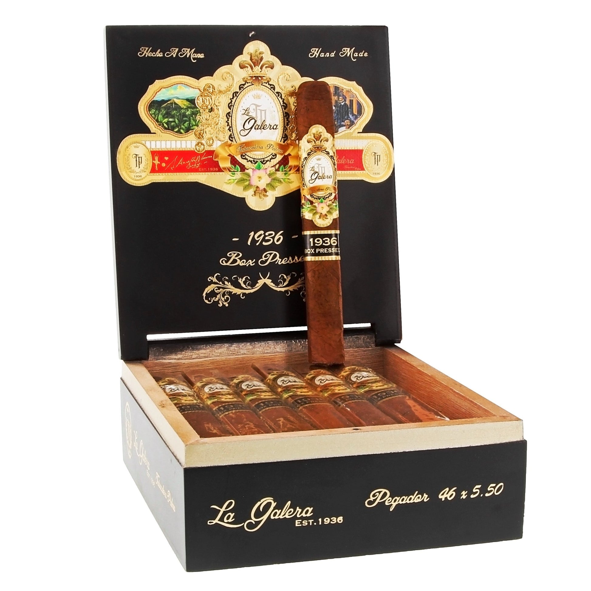 La Galera 1936 Box Pressed Pegador Corona Gorda 5½×46 - cigar13