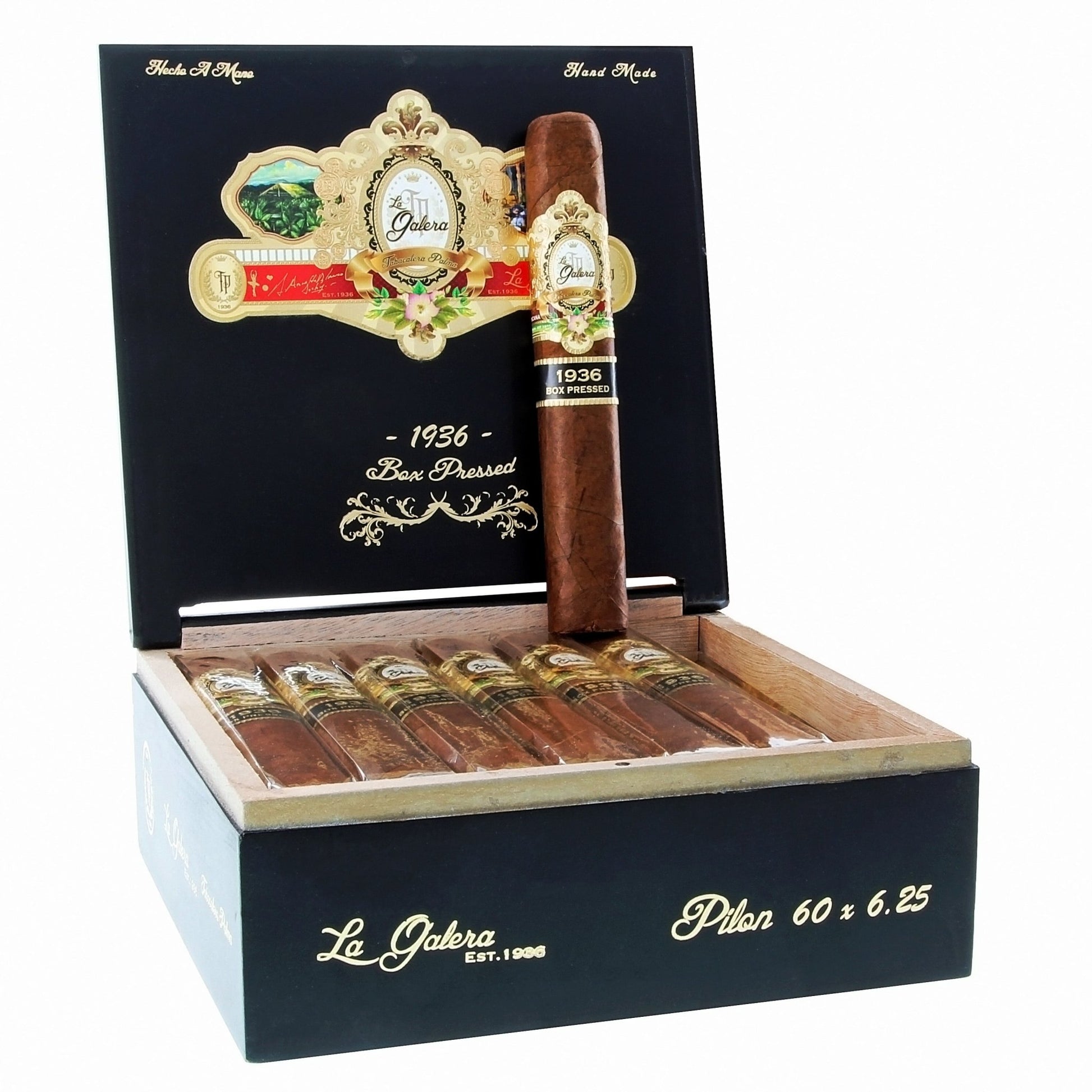 La Galera 1936 Box Pressed Pilón Gordo 6¼×60 - cigar13