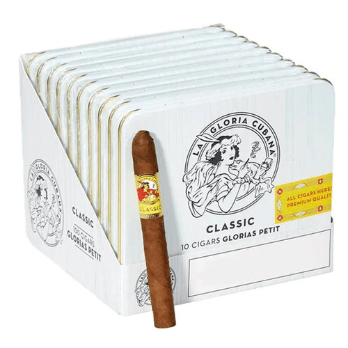 LA GLORIA CUBANA CLASSIC CIGARS - Glorias Petit NAT - 4 5/16 x 32, 10 Packs of 10 - cigar13