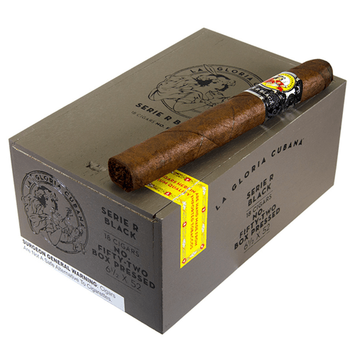 La Gloria Cubana Serie R Black Cigars - No. Fifty - two Bp - 6 1/2 X 52 - cigar13